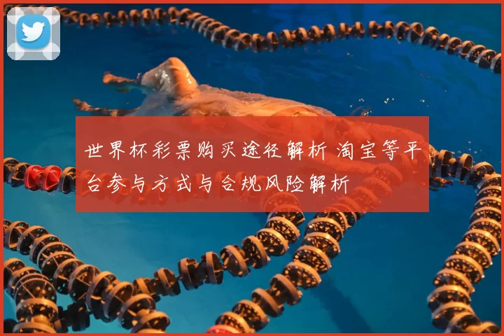 世界杯彩票购买途径解析 淘宝等平台参与方式与合规风险解析