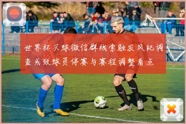 世界杯买球微信群线索触发风纪调查或致球员停赛与赛程调整看点